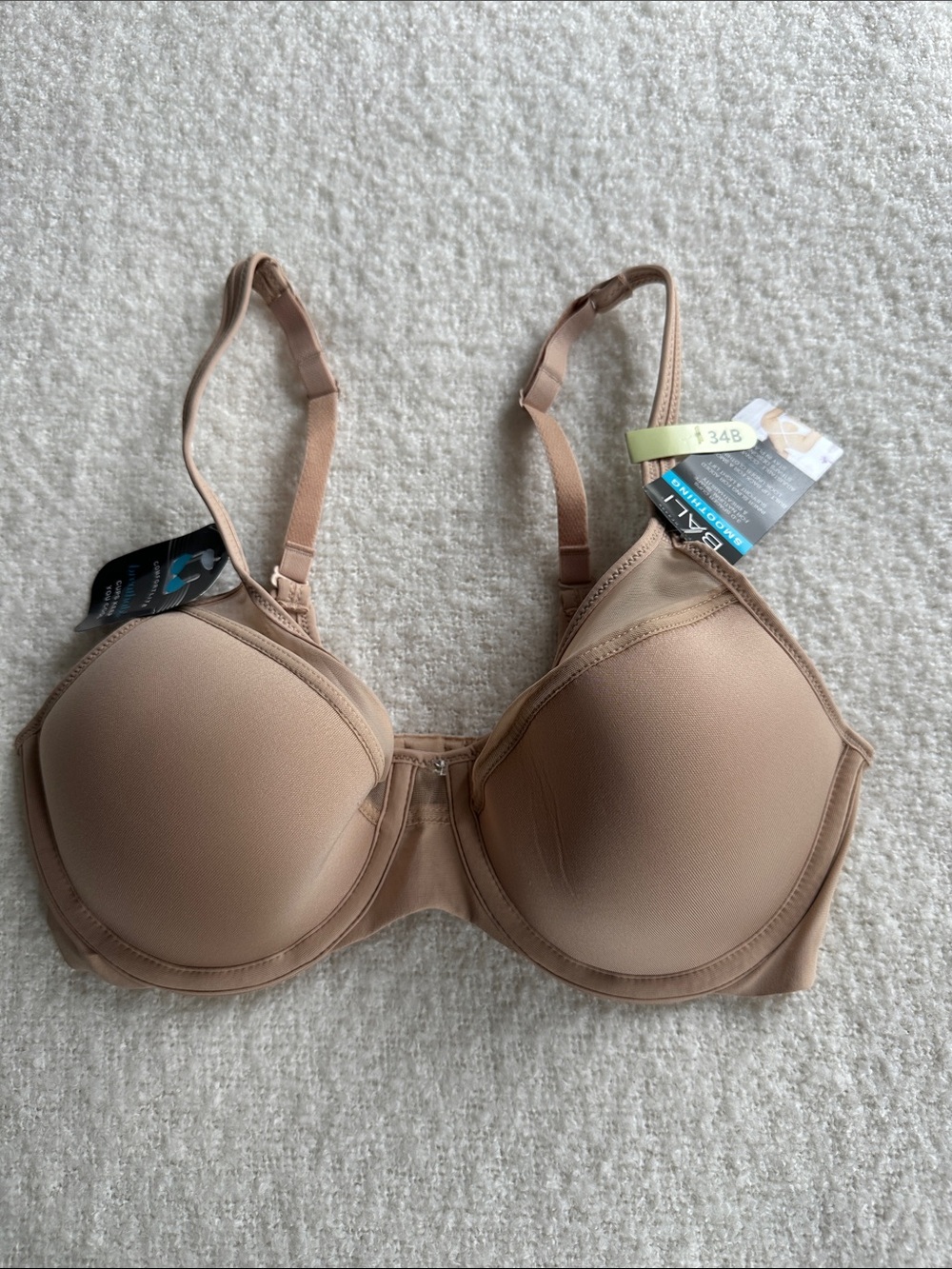 Bali Nude Seamless Underwire T-Shirt Bra